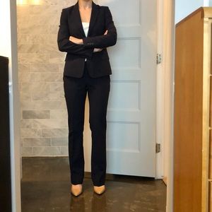 Navy wool Banana Republic suit